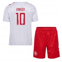 Maglie da calcio Danimarca Christian Eriksen #10 Seconda Maglia Bambino Europei 2024 Manica Corta (+ Pantaloni corti)